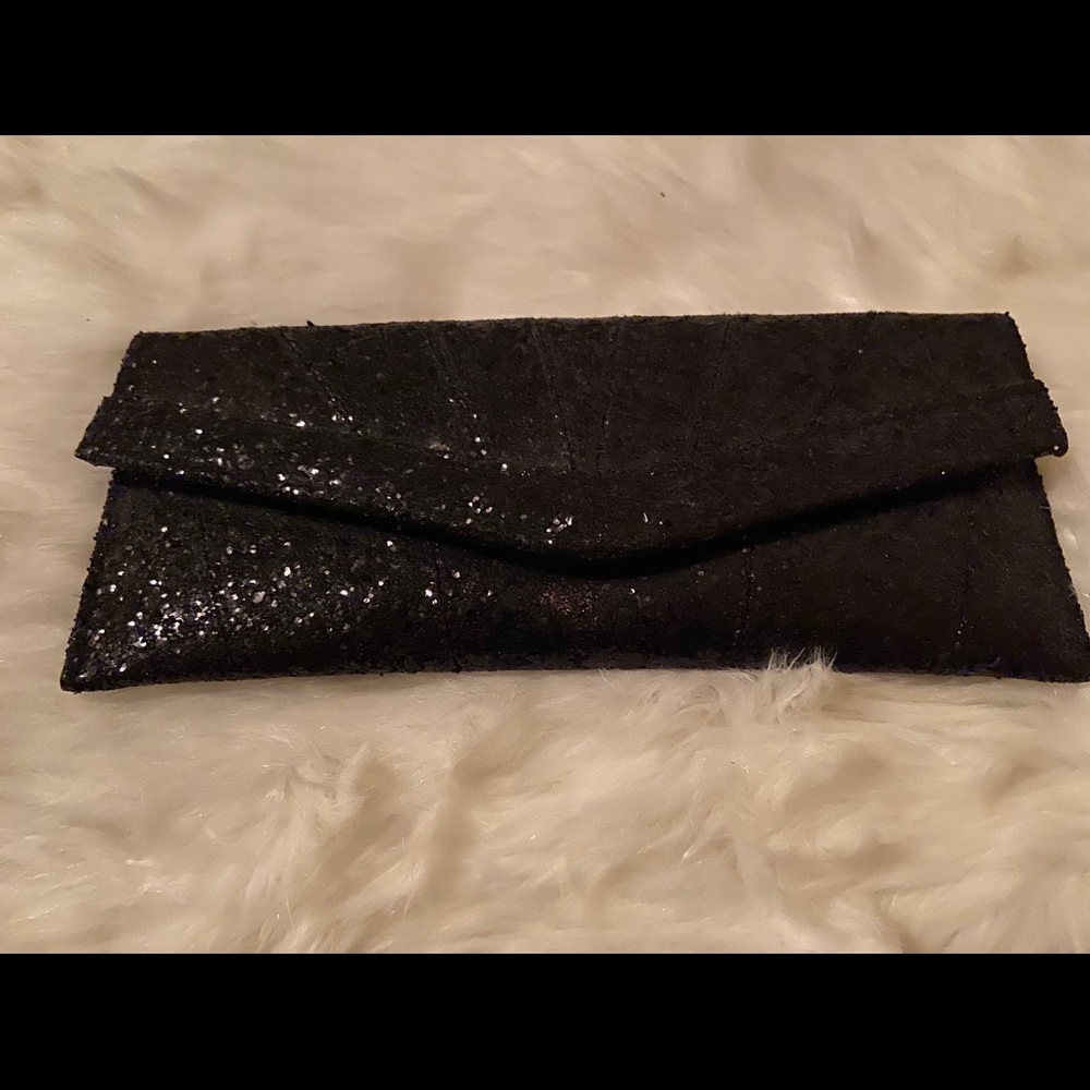 Black Sequin Hand/Cllutch Shoulder Purse